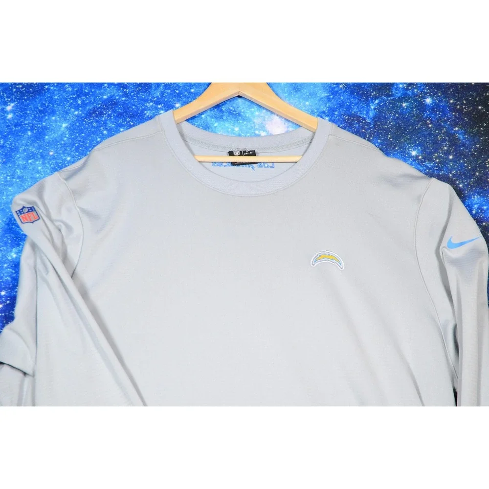 Los Angeles Chargers Shirt Mens 3XL Gray NFL Football Nike Dri Fit On Field #26